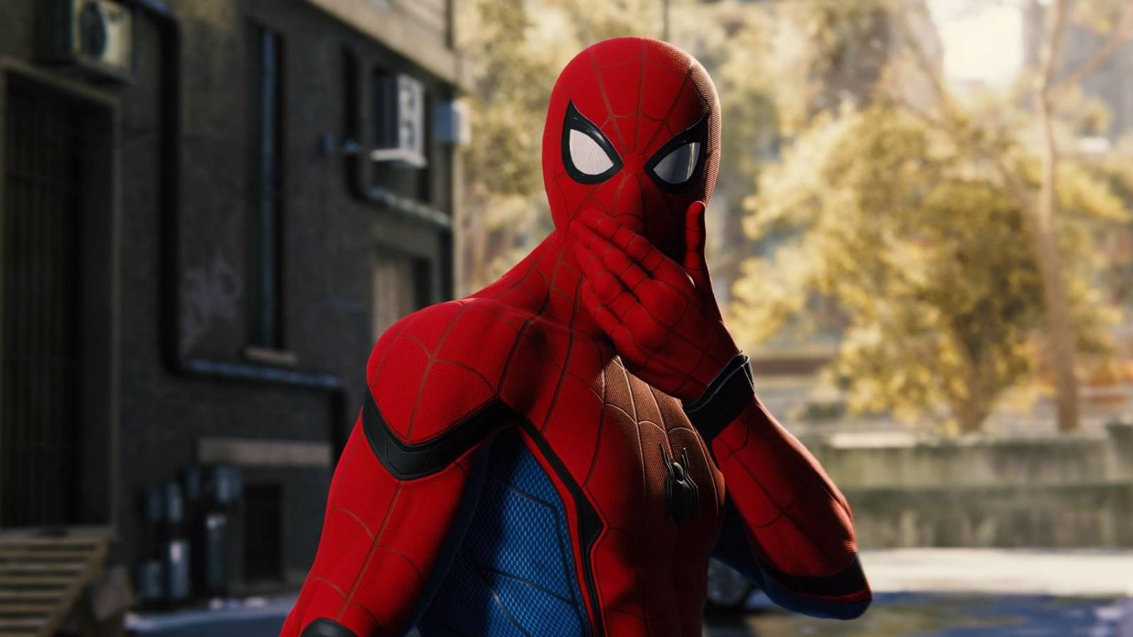 Tom Holland Spider-Man Surprised