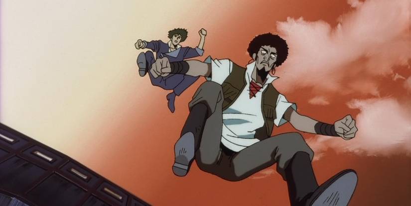 Spike and Abdul Hakim in Cowboy Bebop