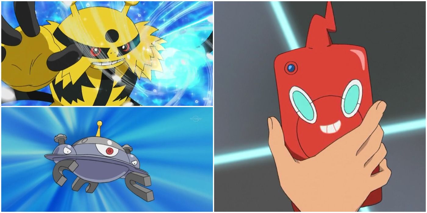 A Split Image Of The Best Electric Pokemon From The Sinnoh Region