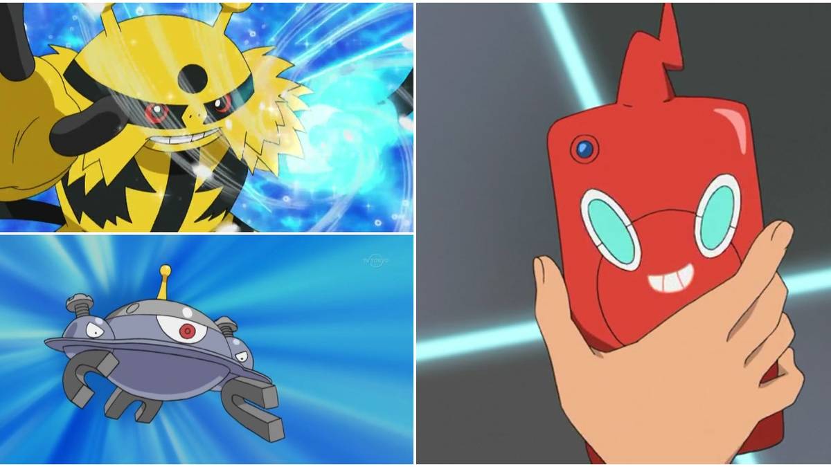 A Split Image Of The Best Electric Pokemon From The Sinnoh Region