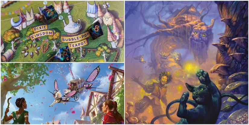 A Split Image Of The Wild Beyond The Witchlight Tips