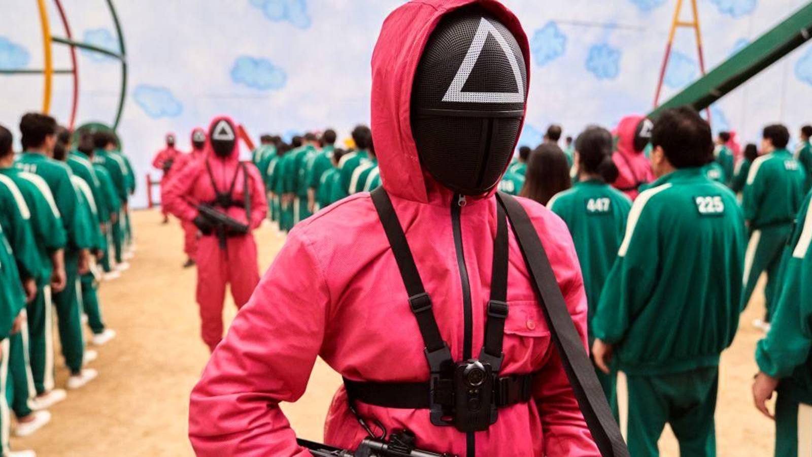 A soldier in Squid Game