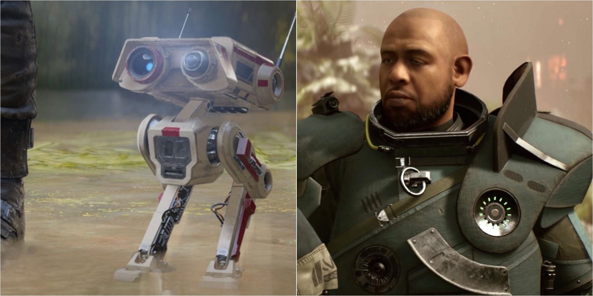 Star Wars Jedi Fallen Order Best and Worst Characters Featured Split Image