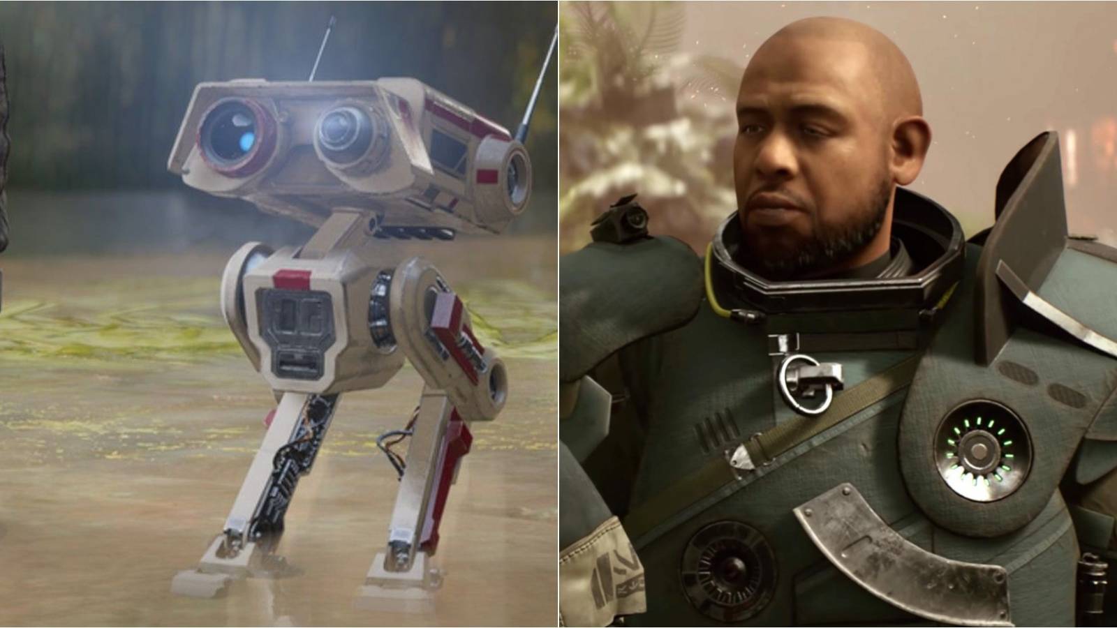 Star Wars Jedi Fallen Order Best and Worst Characters Featured Split Image