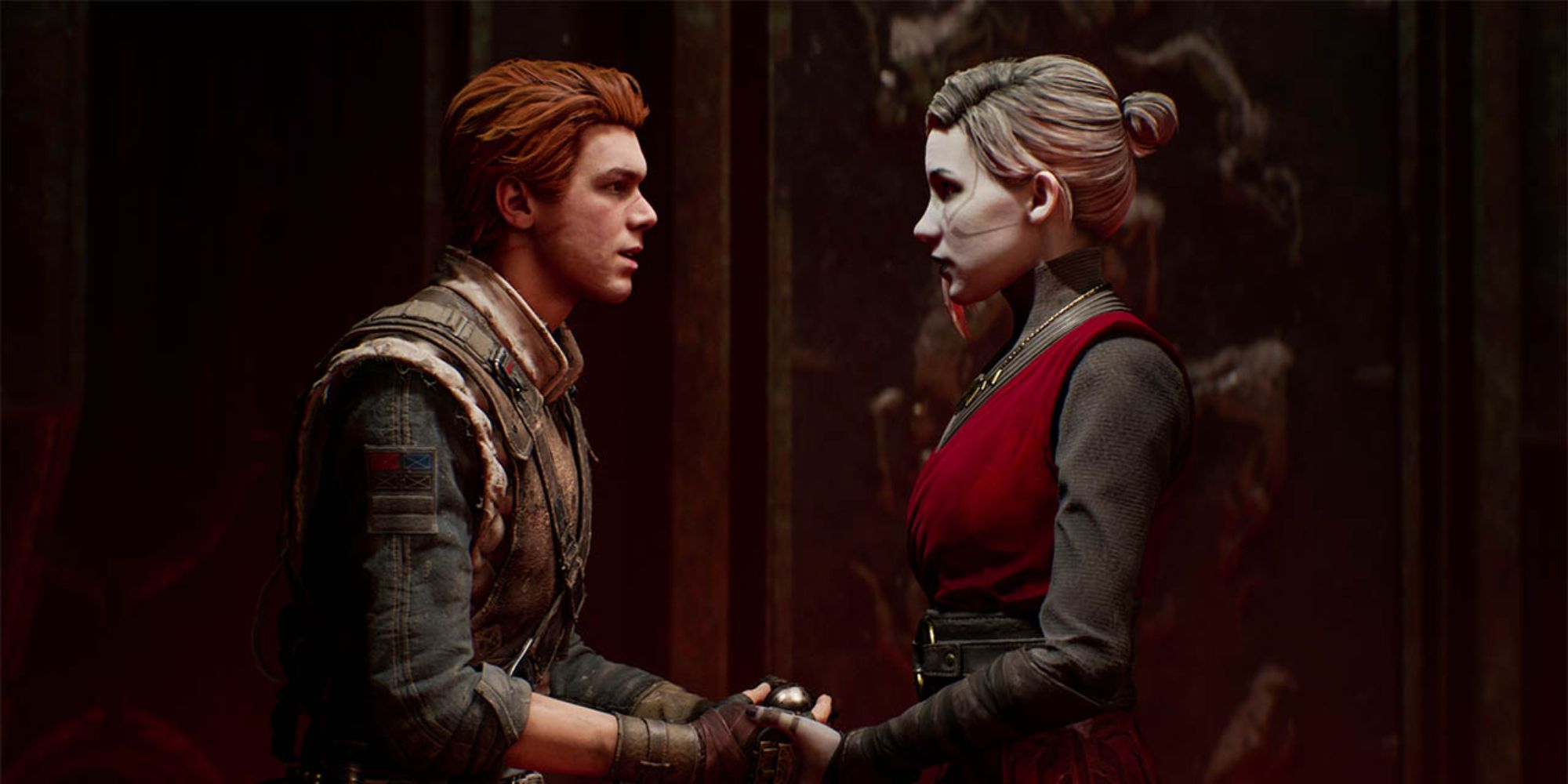 Star Wars Jedi Fallen Order Screenshot Of Cal and Nightsister Merrin