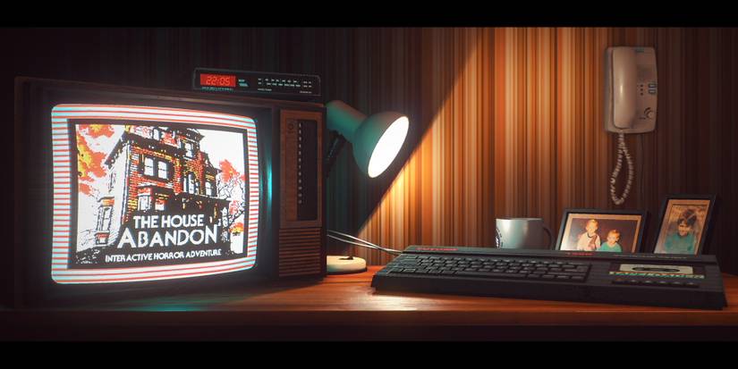 Stories Untold Title Screen Featuring The House Abandon