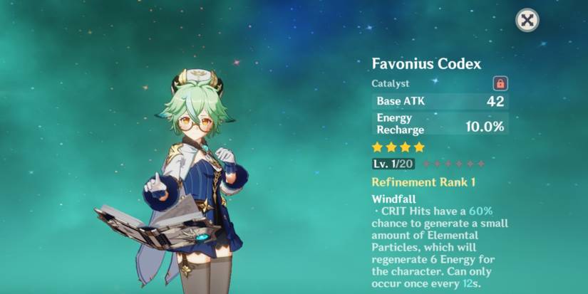 Sucrose with Favonius Codex