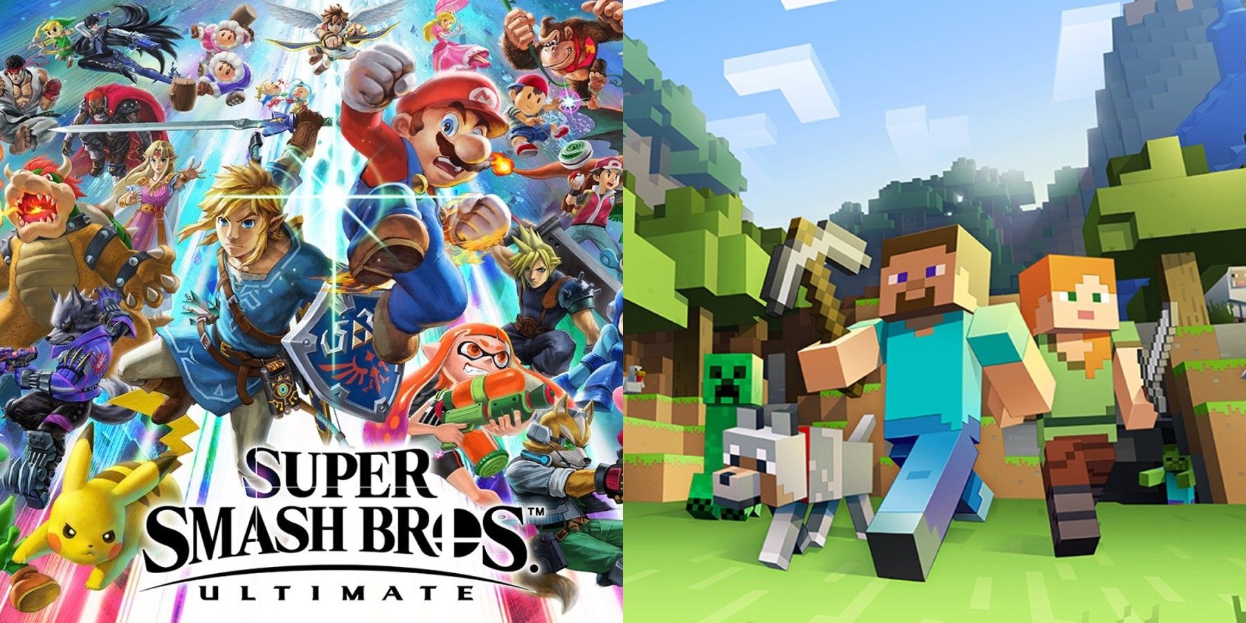 Super Smash Bros. Ultimate Fan Recreates Every Character in Minecraft