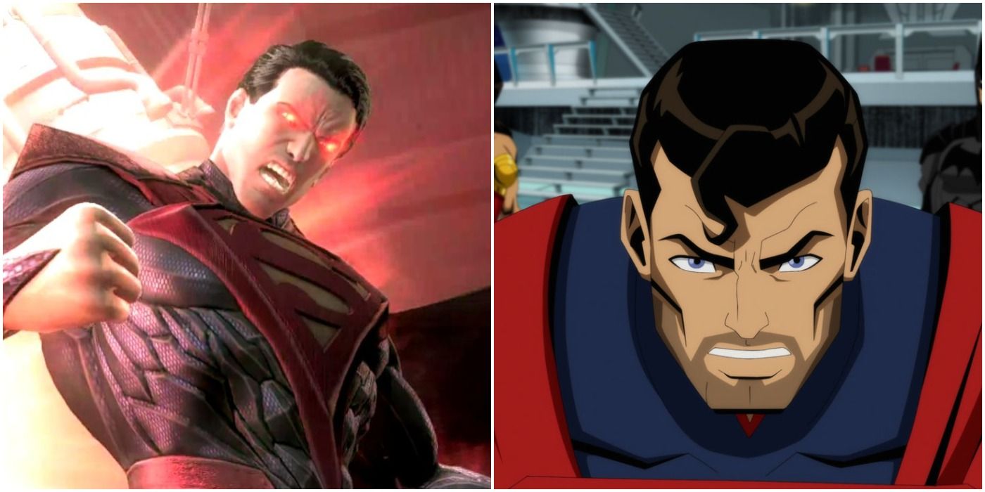 Superman in the Injustice game and movie