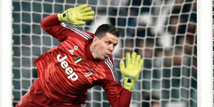 Szczesny playing for Juventus