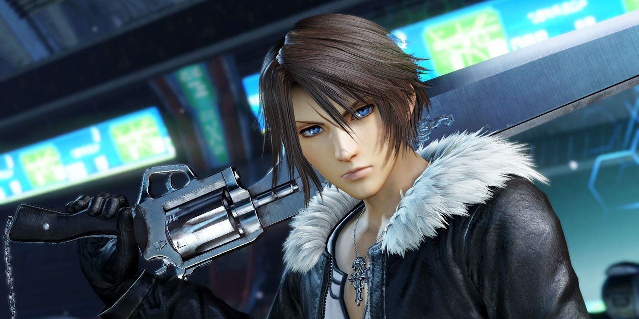 Squall Leonhart in Final Fantasy VIII Remastered