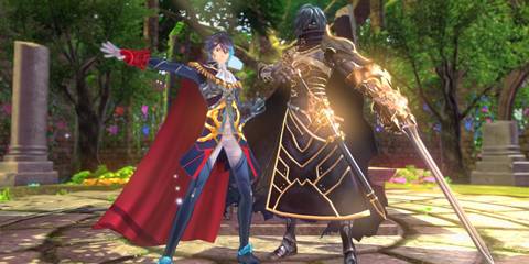 A character and a mirage in Tokyo Mirage Sessions #FE Encore