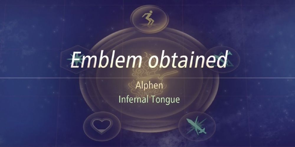 The Player Gains The Infernal Tongue Title From Tales Of Arise
