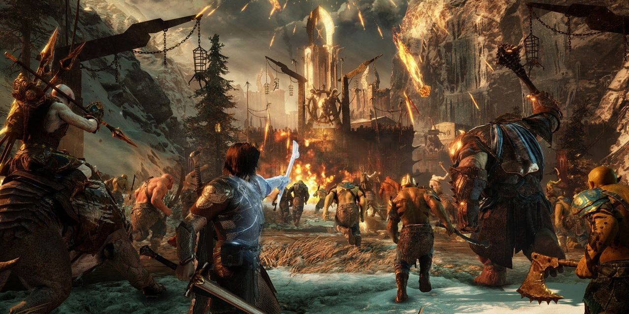 Talion and his army in Middle-Earth: Shadow of War