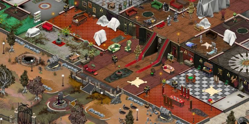 The Addams Family Mystery Mansion busy house interior