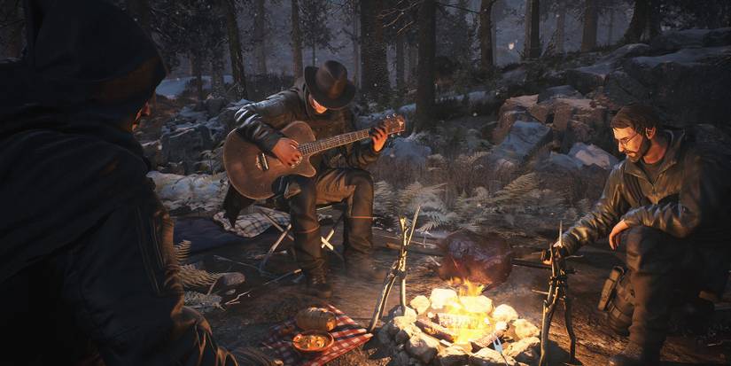 The Day Before campfire