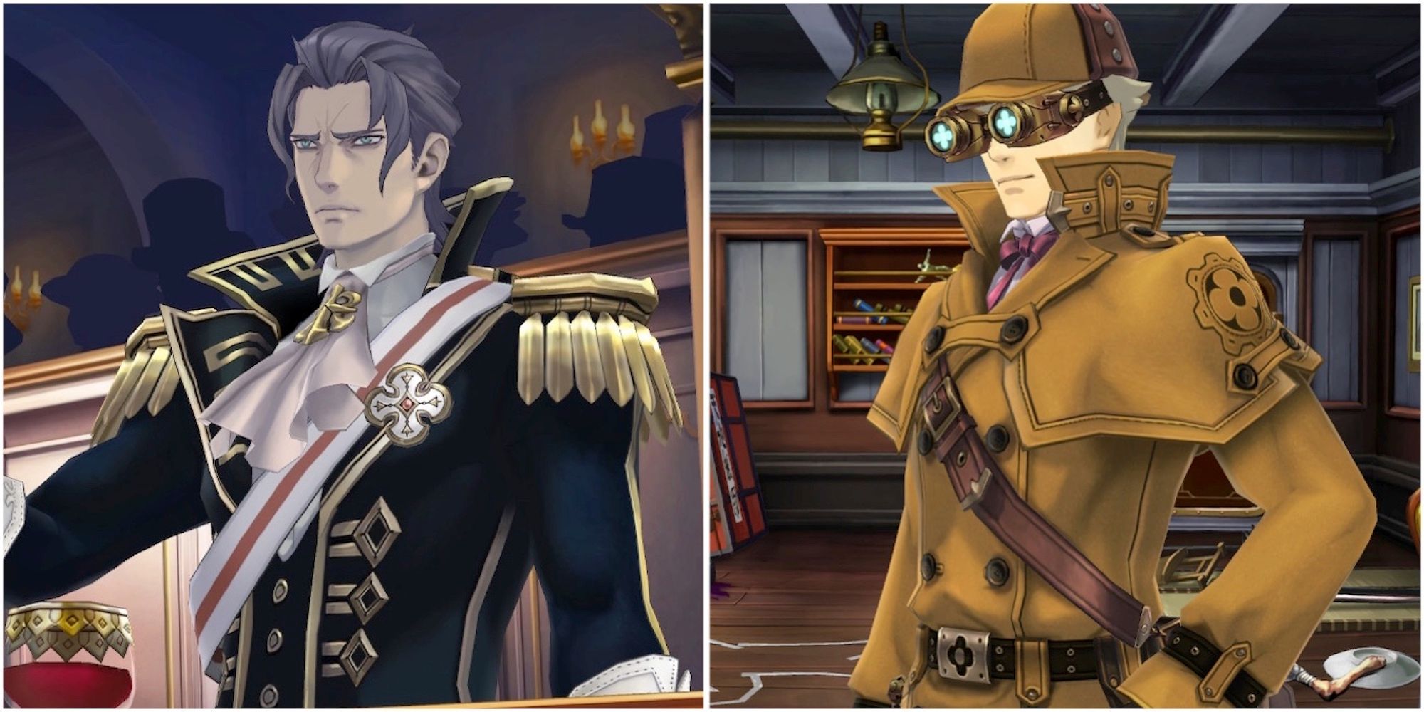 Van Zieks and Sholmes from The Great Ace Attorney Chronicles