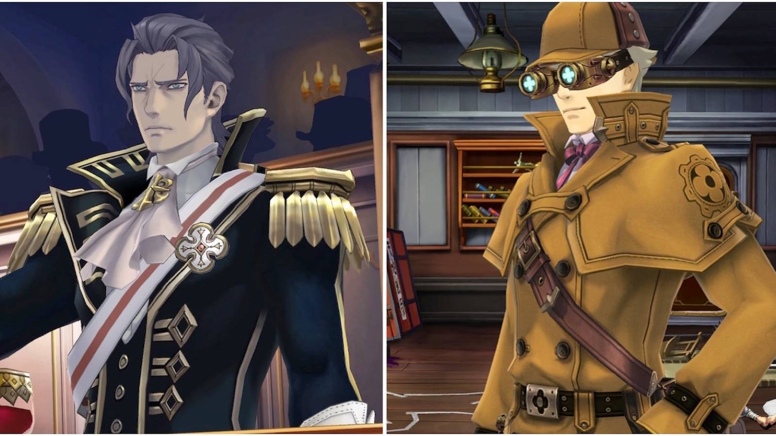 Van Zieks and Sholmes from The Great Ace Attorney Chronicles