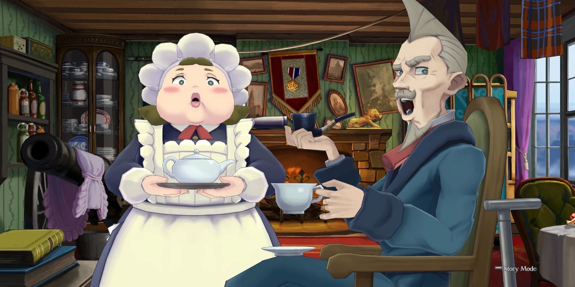 Mr. And Mrs. Gerrideb from The Great Ace Attorney Chronicles