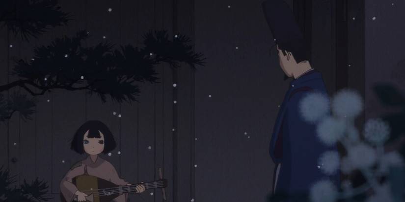 The Heike Story Biwa and Shigemori's first meeting