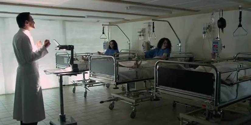 TheHumanCentipede girls and doctor