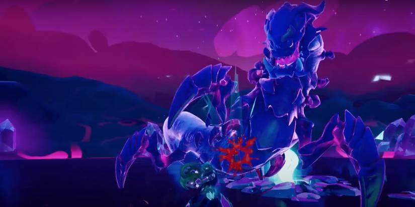 Menacing Thrax about to attack player with its limbs in Dauntless