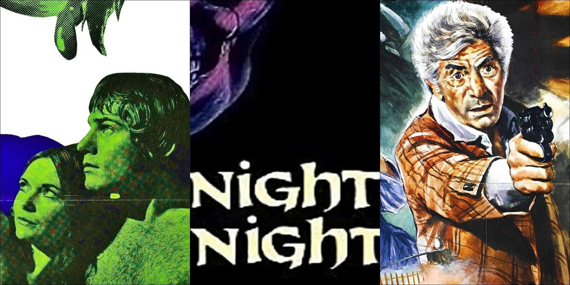 Theatrical posters for three slasher films older than Halloween