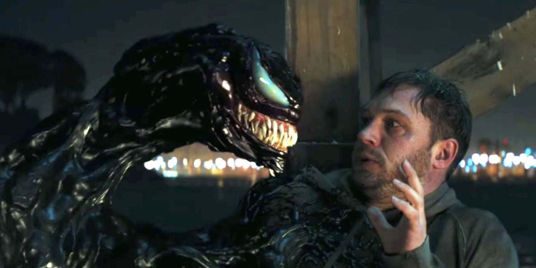 Tom Hardy and Venom scared
