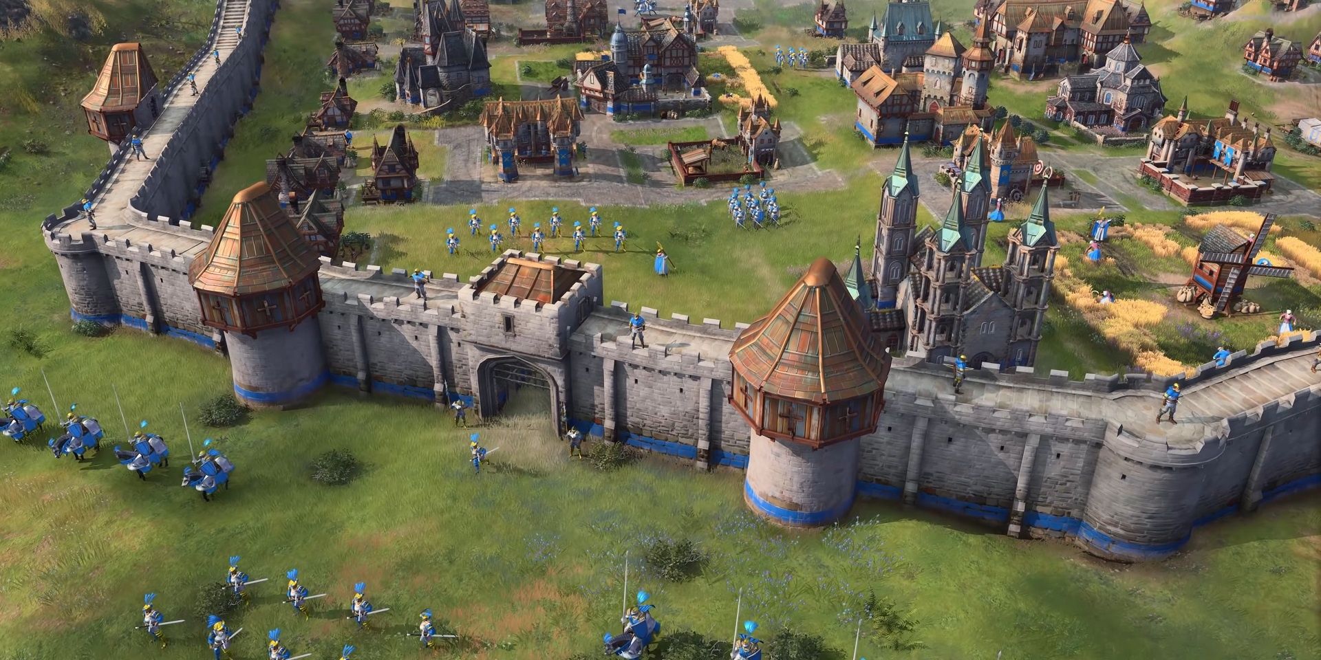 Upgraded Troops & Base From Age Of Empires 4