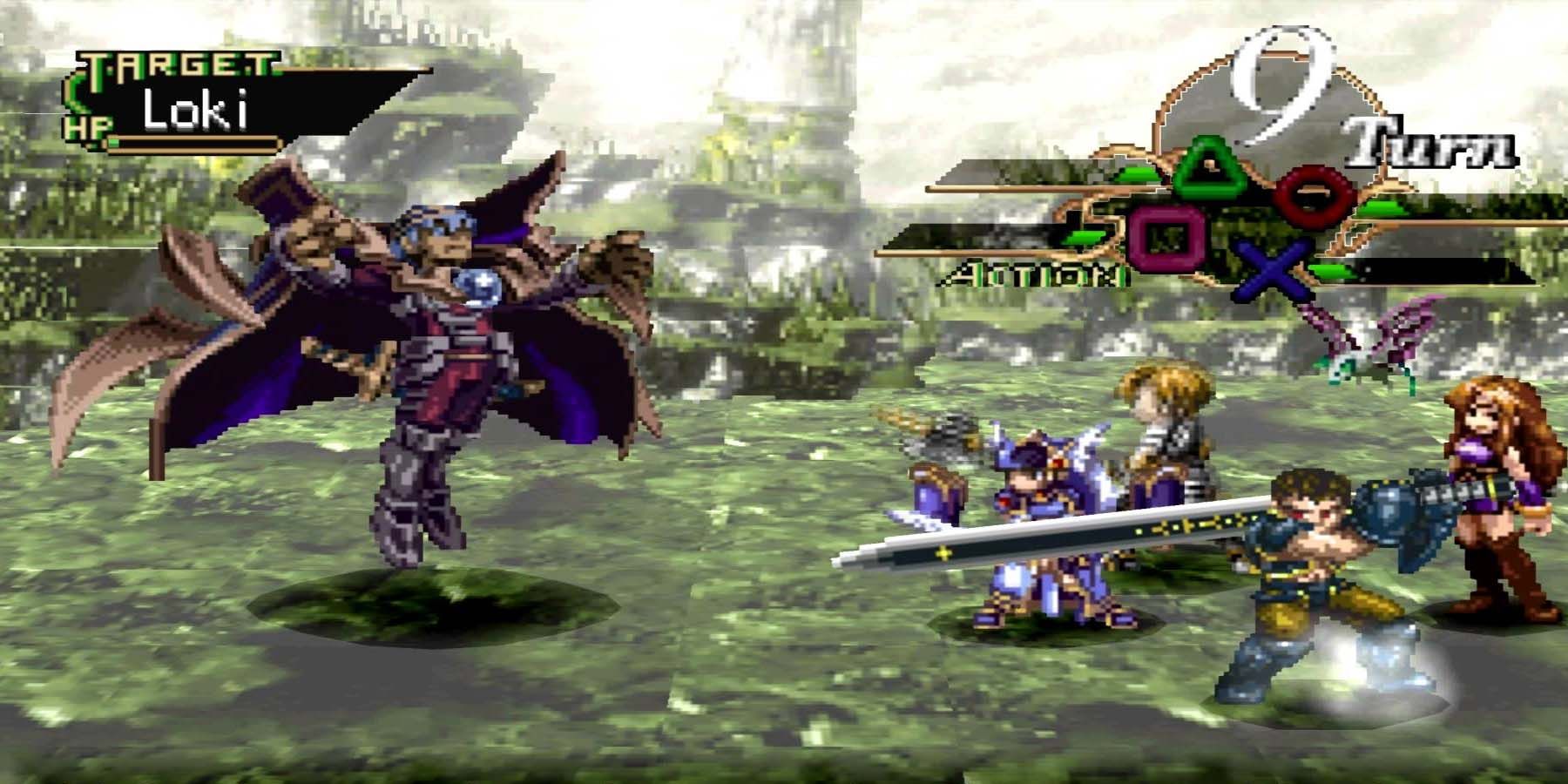 Valkyrie Profile ps1 battle