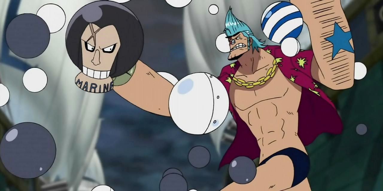 One Piece Very Good being attacked by Franky