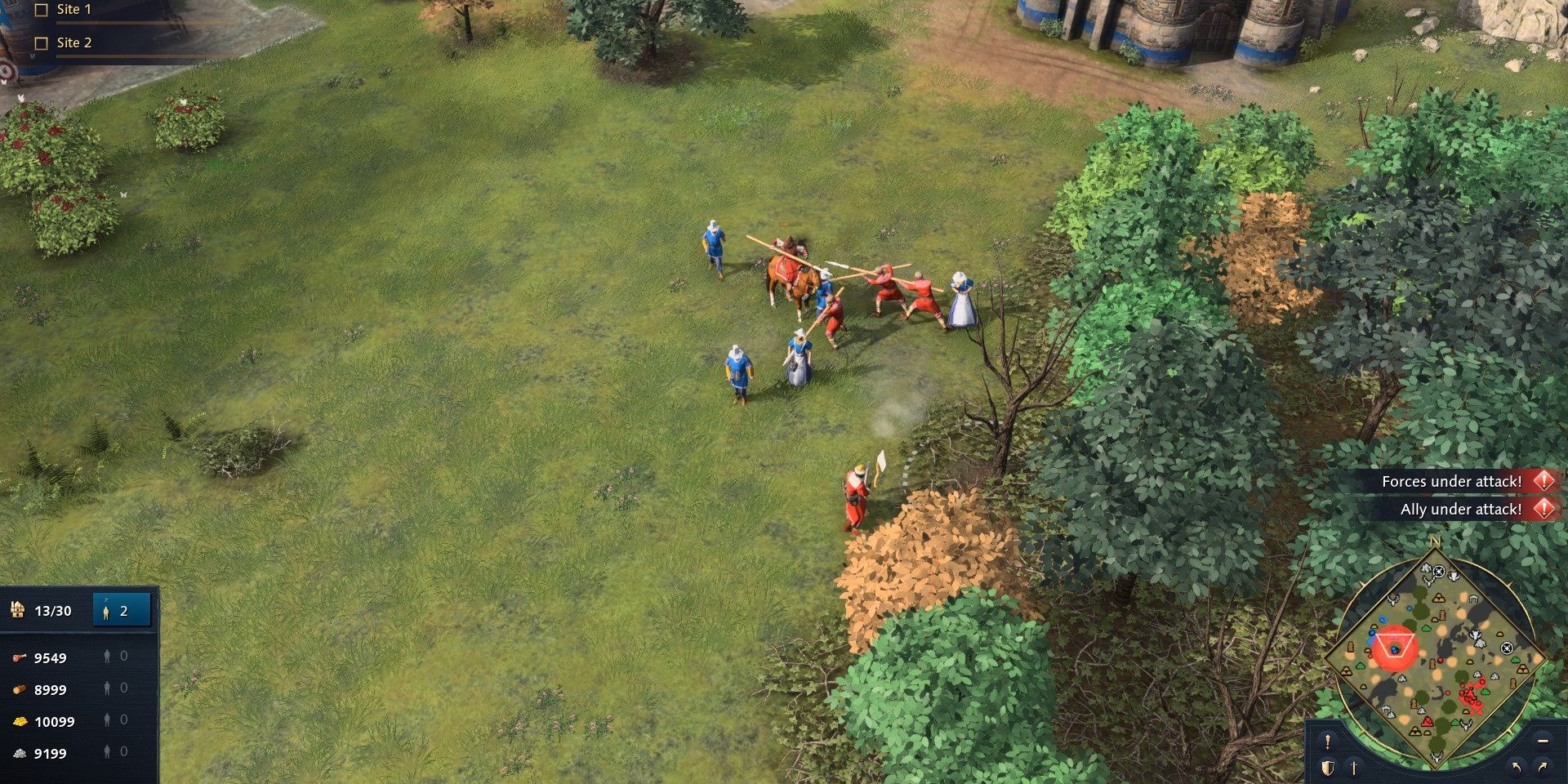 Villagers Attacked From Age Of Empires 4