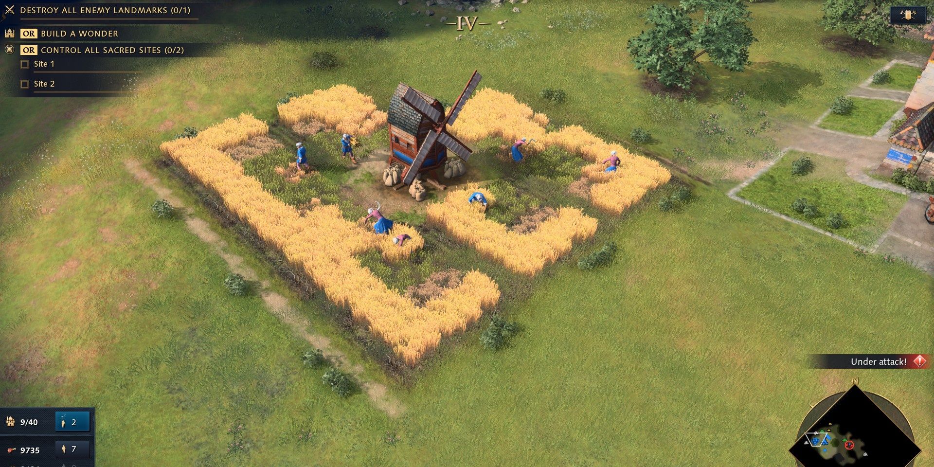 Villagers Farming From Age Of Empires 4