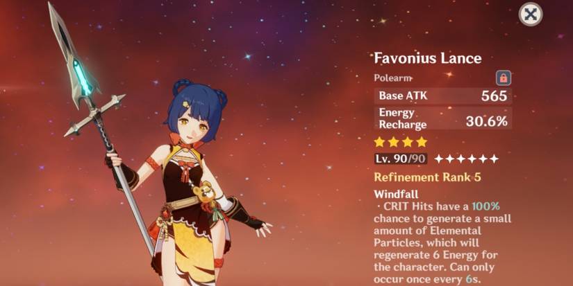 Xiangling with Favonius Lance