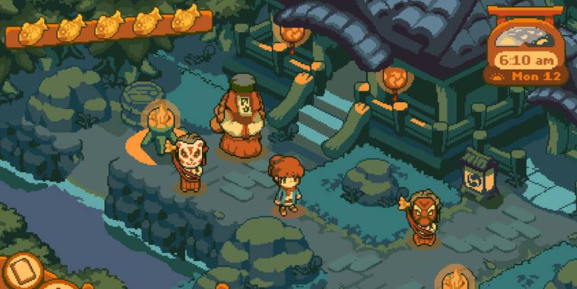 Yokai Inn village night