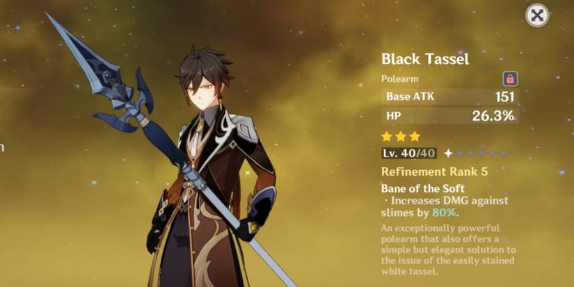 Zhongli with Black Tassel