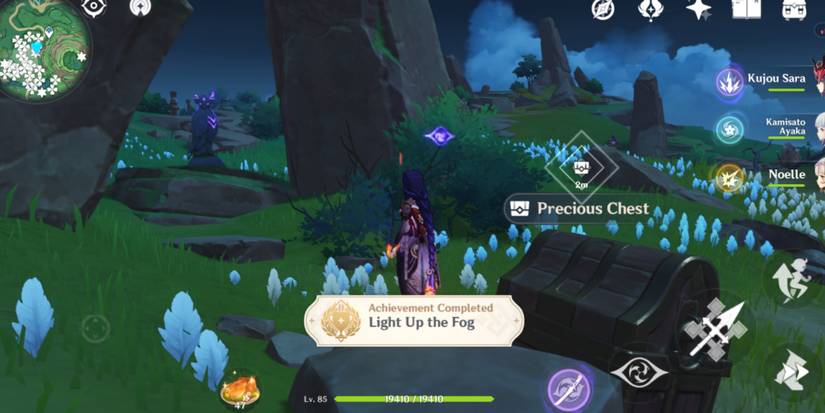 achievement gain from helping chise