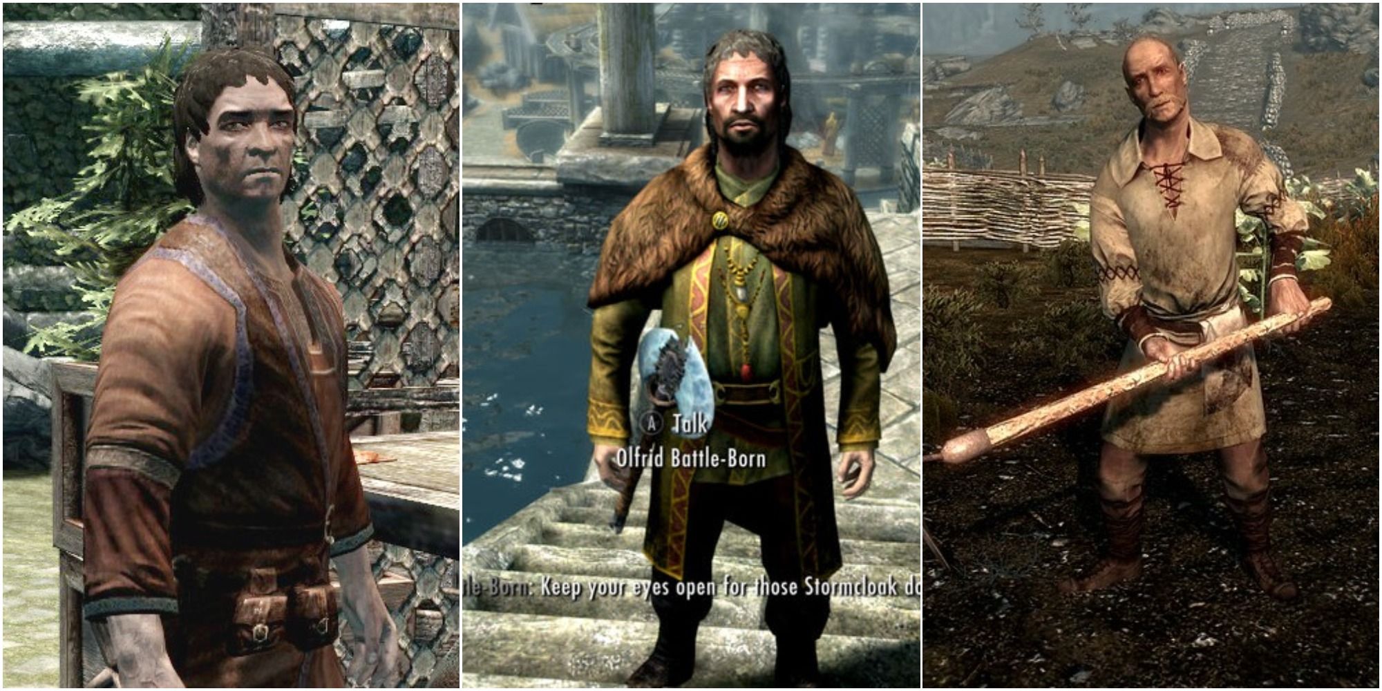 addvar, olfrid and lemkil from skyrim are all secretly evil characters