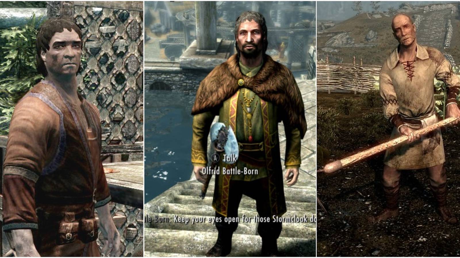 addvar, olfrid and lemkil from skyrim are all secretly evil characters