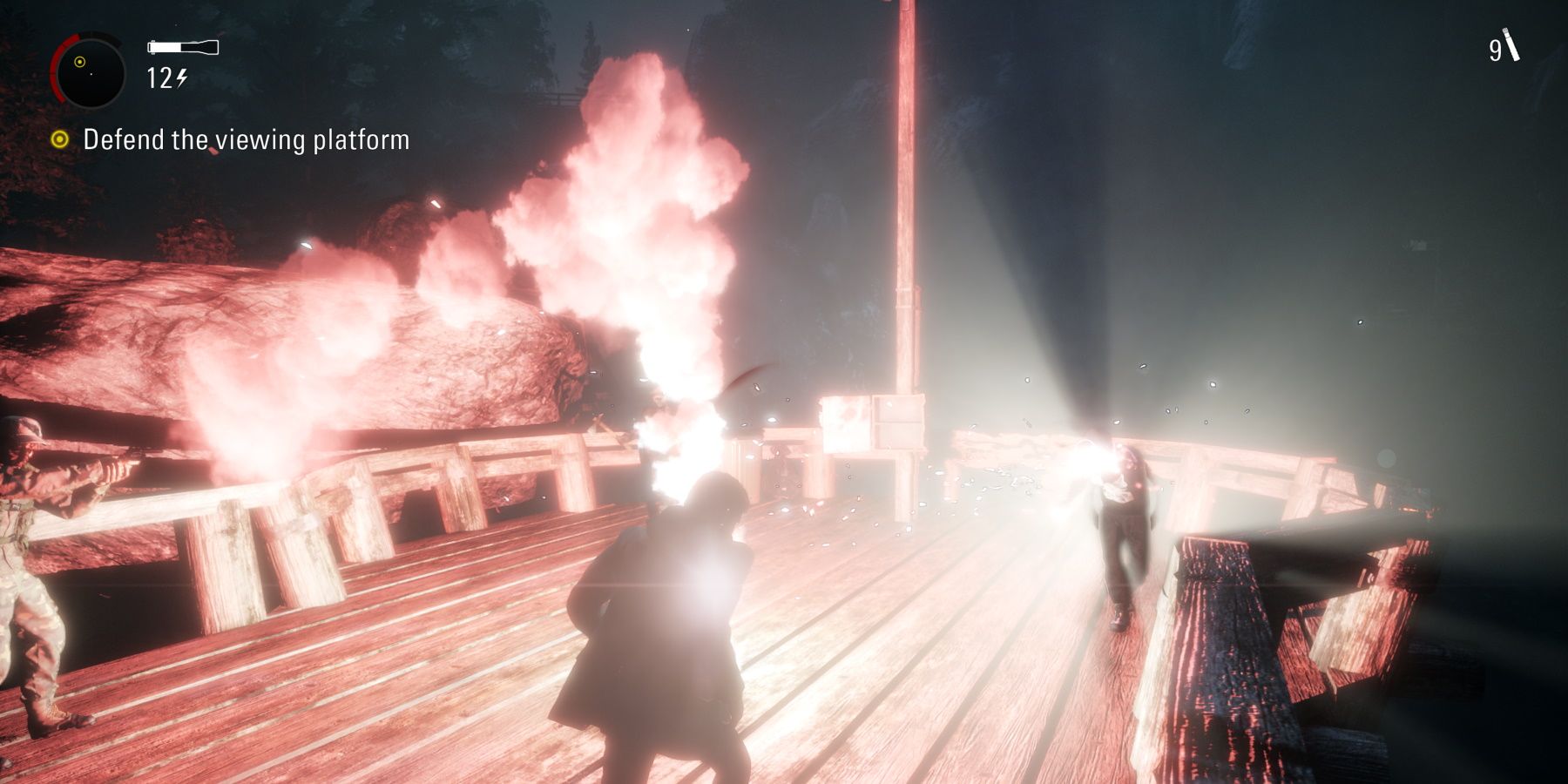 alan wake remastered use a flare after reaching lovers peak