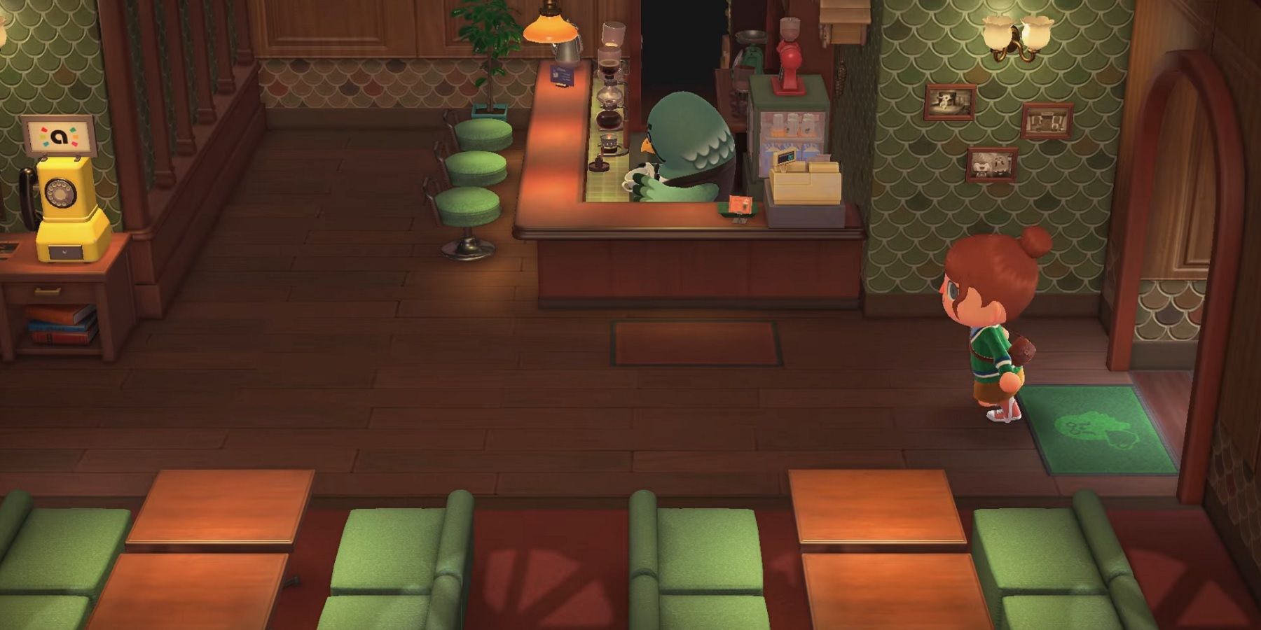 animal crossing new horizons brewster cafe