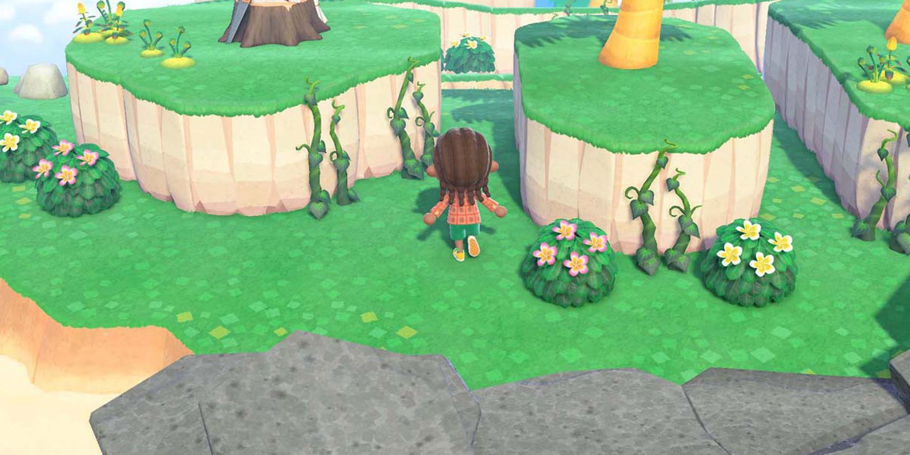 A villager on a new island from one of Kapp'n's Boat Tours that will be available in Animal Crossing: New Horizons after the 2.0 update on November 5h, 2021.