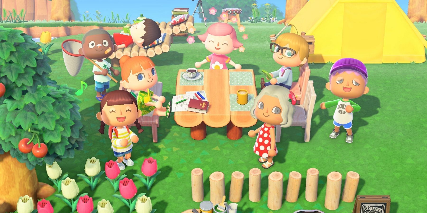 animal crossing new horizons party