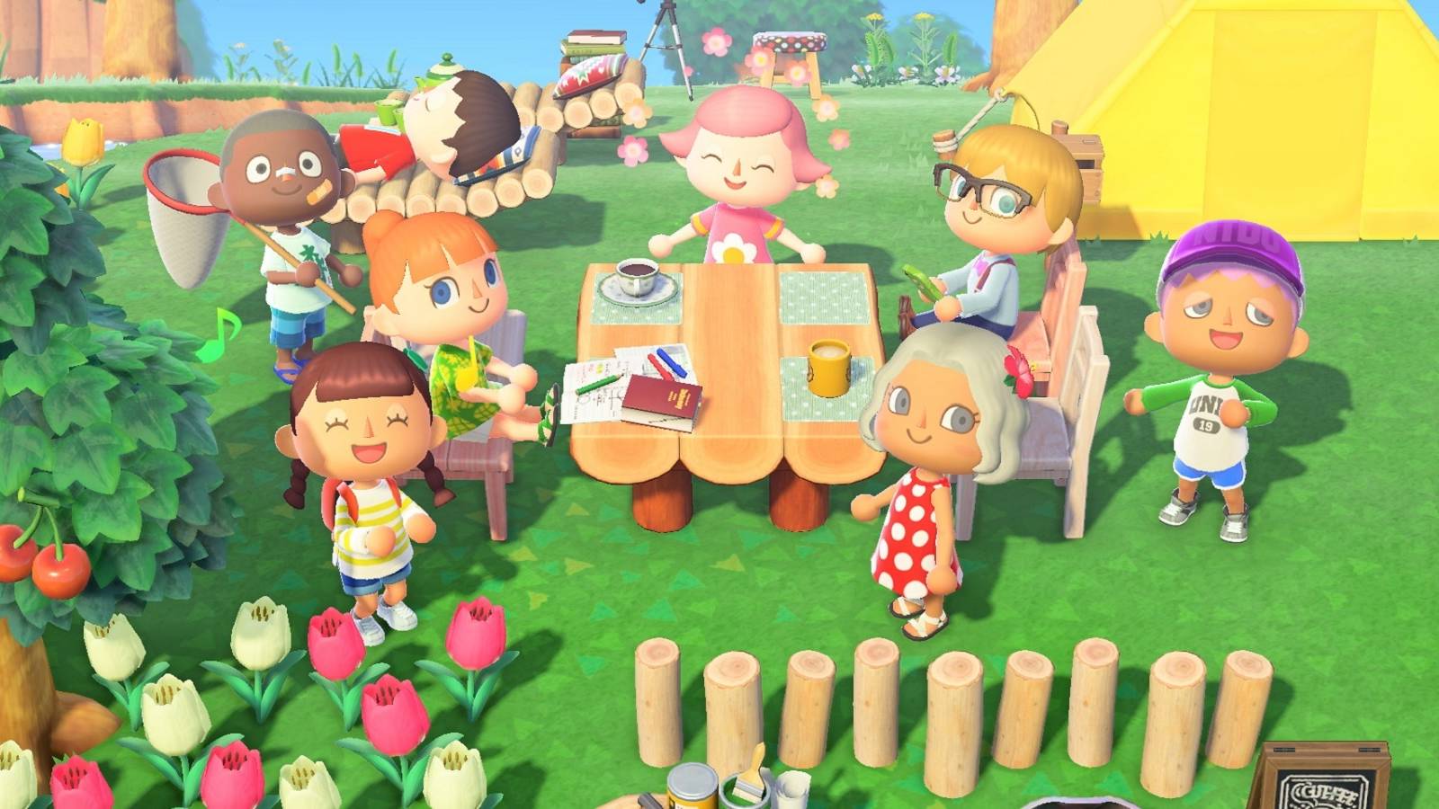 animal crossing new horizons party