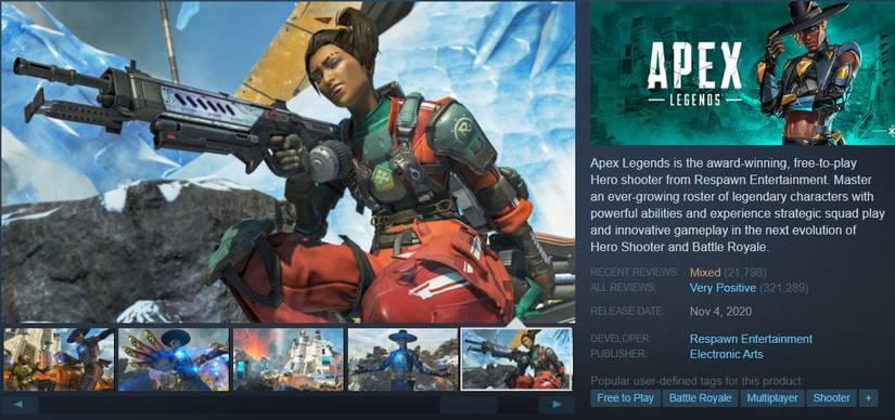 apex legends steam