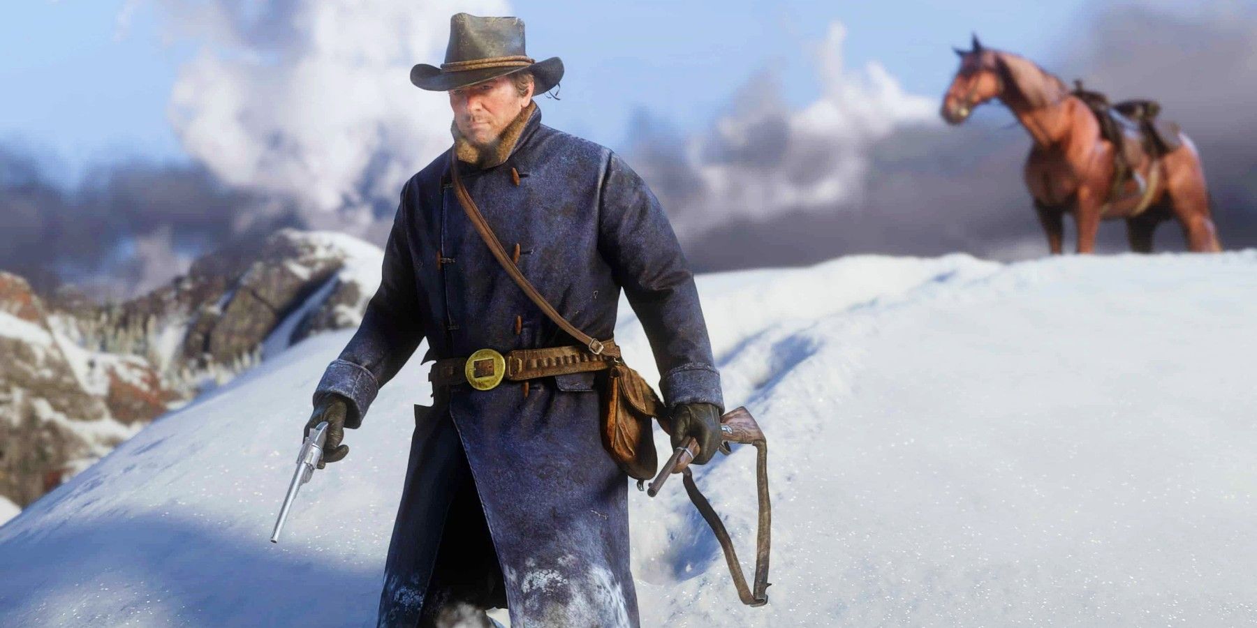 Arthur Morgan in his Winter Outfit