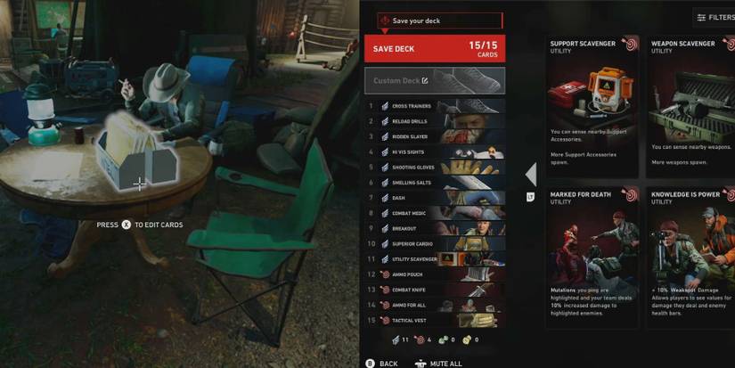 back 4 blood editing card decks