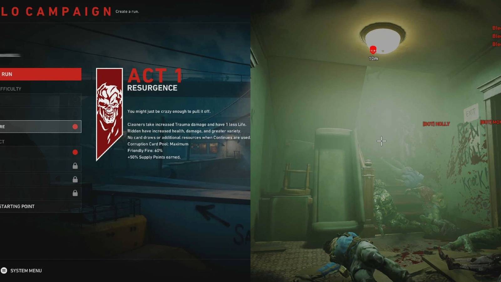 back 4 blood nightmare and team death