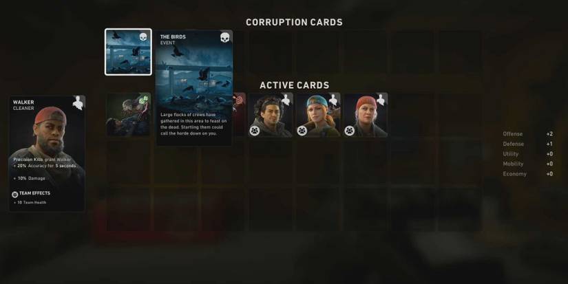 back 4 blood ravens corruption card