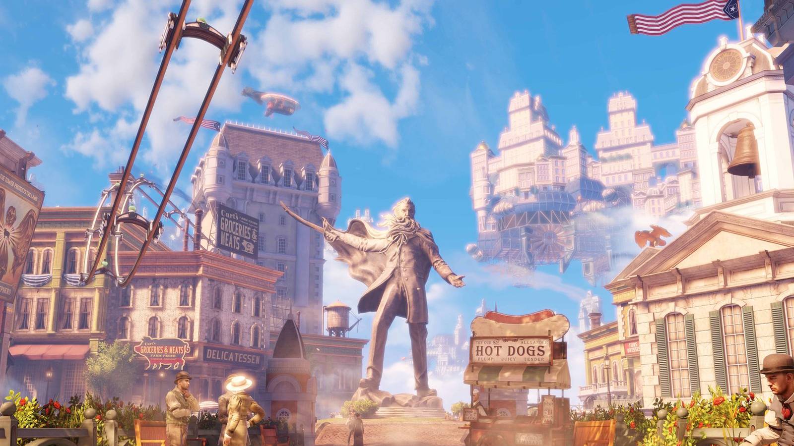 Bioshock Infinite city center